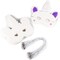Bright Creations 48pcs Unicorn Masks with Elastic Band for Kids Birthday, Party Favors and DIY Crafts, White